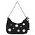 PRADA Re-Edition 2005 Borsa a Spalla Nylon 2in1 Nero Argento 1BH204 Auth 157130SAM - vista 2