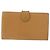 CHANEL COCO Cartera Larga Mark Piel Caviar Beige Oro CC Auth bs31582 Dorado - vista 2