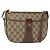 Borsa Gucci GG Supreme Web Sherry Line in PVC beige e oro 001 123 6177 Auth ka654 D'oro