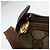 Borsa Gucci GG Supreme Web Sherry Line in PVC beige e oro 001 123 6177 Auth ka654 D'oro - vista 10