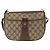 Borsa Gucci GG Supreme Web Sherry Line in PVC beige e oro 001 123 6177 Auth ka654 D'oro - vista 13