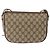 Borsa Gucci GG Supreme Web Sherry Line in PVC beige e oro 001 123 6177 Auth ka654 D'oro - vista 2