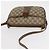 Borsa Gucci GG Supreme Web Sherry Line in PVC beige e oro 001 123 6177 Auth ka654 D'oro - vista 6