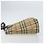 Burberry Borsa Tote Nova Check in PVC Beige Argento Auth BA8674 - vista 4