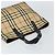 Burberry Borsa Tote Nova Check in PVC Beige Argento Auth BA8674 - vista 6