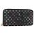 LOUIS VUITTON Monogram Multicolor Zippy Wallet Wallet Black M60243 Auth 157617