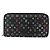 LOUIS VUITTON Monogram Multicolor Zippy Wallet Wallet Black M60243 Auth 157617 - view 13