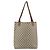 Borsa tote Gucci GG Supreme Web Sherry Line in PVC beige e rosso 39 02 003 Auth BA8628 - vista 2