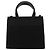 Salvatore Ferragamo Vala Hand Bag Suede 2way Black Gold Auth 156942 Golden - view 2
