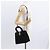 Salvatore Ferragamo Vala Hand Bag Suede 2way Black Gold Auth 156942 Golden - view 23