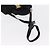 Salvatore Ferragamo Vala Hand Bag Suede 2way Black Gold Auth 156942 Golden - view 8