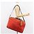 Prada Borsa Boston sportiva in nylon 2 in 1 rossa argento Auth 151448 Rosso - vista 26