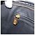 Céline Borsa a mano CELINE in pelle nera e oro Auth 154528 Nero D'oro - vista 21