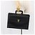 Céline Borsa a mano CELINE in pelle nera e oro Auth 154528 Nero D'oro - vista 24