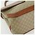 Céline Borsa a mano in tela Macadam CELINE PVC beige oro Auth bs31347 D'oro - vista 15