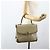 Céline Borsa a mano in tela Macadam CELINE PVC beige oro Auth bs31347 D'oro - vista 22