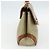 Céline Borsa a mano in tela Macadam CELINE PVC beige oro Auth bs31347 D'oro - vista 3