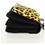 Borsa a spalla con catena PRADA in nylon giallo argento autentica ka595V - vista 4