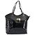 Borsa Tote Vala in pelle smaltata nera e oro Auth BA8230 di Salvatore Ferragamo Nero D'oro