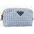 Prada Tasche aus Canvas Hellblau Gold Auth 154909 Golden
