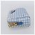 Prada Tasche aus Canvas Hellblau Gold Auth 154909 Golden - Ansicht 3