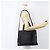 Borsa LOEWE in pelle 2 in 1 nera argento autentica 151766 Nero - vista 27