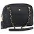 BALLY Ketten-Schultertasche Leder Schwarz Gold Auth 154725 Golden