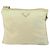 PRADA Schultertasche Nylon Elfenbein Silber Authentisch ar13843 Roh - Ansicht 13
