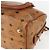 Borsa MCM Logogram Vicetos in pelle PVC 2 in 1 marrone oro Auth BA8199 D'oro - vista 16