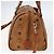 Borsa MCM Logogram Vicetos in pelle PVC 2 in 1 marrone oro Auth BA8199 D'oro - vista 4