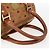 Borsa MCM Logogram Vicetos in pelle PVC 2 in 1 marrone oro Auth BA8199 D'oro - vista 7