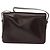 LOEWE Borsa a Spalla Anagram Pelle Marrone Oro Auth 155627 D'oro - vista 2