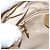 Borsa a Spalla GUCCI Camoscio Oro Beige Auth 156886 D'oro - vista 19