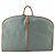 Capa de roupa em couro Valentino verde e dourado Auth bs31394 - vista 2