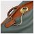 Capa de roupa em couro Valentino verde e dourado Auth bs31394 - vista 9