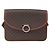 Céline Borsa a Spalla in Tela Macadam CELINE in Pelle PVC Marrone Oro Auth 157766 D'oro - vista 13