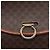 Céline Borsa a Spalla in Tela Macadam CELINE in Pelle PVC Marrone Oro Auth 157766 D'oro - vista 17