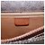 Céline Borsa a Spalla in Tela Macadam CELINE in Pelle PVC Marrone Oro Auth 157766 D'oro - vista 18