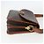 Céline Borsa a Spalla in Tela Macadam CELINE in Pelle PVC Marrone Oro Auth 157766 D'oro - vista 4