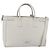 Autre Marque Borsa a mano 5AC in pelle 2 in 1 Maison Margiela Bianco Argento Auth 154753