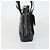 Borsa Tote Bamboo GUCCI Pelle lucida Nera Oro 001 3444 1650 Auth 153194 - vista 4
