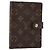 LOUIS VUITTON Monogram Agenda PM Day Planner Cover R20005 LV Auth bs31606
