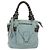 LOEWE Borsa a Mano Anagram in Pelle Scamosciata Blu Turchese Argento Autentica 156184