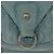 LOEWE Borsa a Mano Anagram in Pelle Scamosciata Blu Turchese Argento Autentica 156184 - vista 17