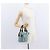 LOEWE Borsa a Mano Anagram in Pelle Scamosciata Blu Turchese Argento Autentica 156184 - vista 24
