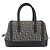 Borsa a mano in tela Trotter Christian Dior blu navy e oro Auth gh760 D'oro - vista 2