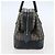 Borsa a mano in tela Trotter Christian Dior blu navy e oro Auth gh760 D'oro - vista 3