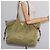 Borsa Tote PRADA in nylon khaki oro Auth gh915 D'oro Cachi - vista 21
