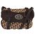 Christian Dior Trotter Canvas Shoulder Bag Brown Silver Auth 144872 Silvery