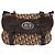 Christian Dior Trotter Canvas Shoulder Bag Brown Silver Auth 144872 Silvery - view 13